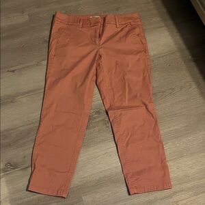LOFT Women's Rust Chinos